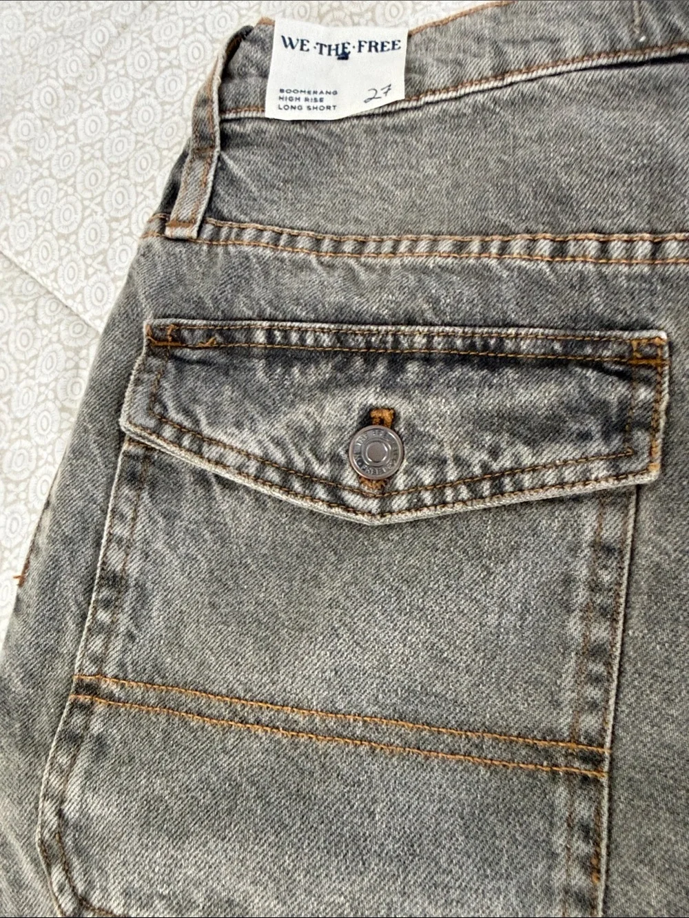 We The Free Boomerang high rise long Shorts
